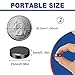 VSKIZ 0.98x0.2inch Crafts Magnets with Adhesive Backing, 24 Pack Strong Ceramic Magnets for Crafts, Round Disc Ferrite Magnets for Refrigerator, Circle Industrial Magnets for Science, DIY, School
