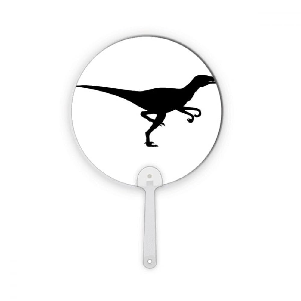 Éventail rond en plastique dinosaure pour embellir vos ateliers d'artisanat créatif