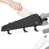 Picture of Rhinowalk Bike Frame Bag Waterproof Tube Bag Top Tube Bags Bike Bag Front Bag Bike Accessories Black,1.6L
