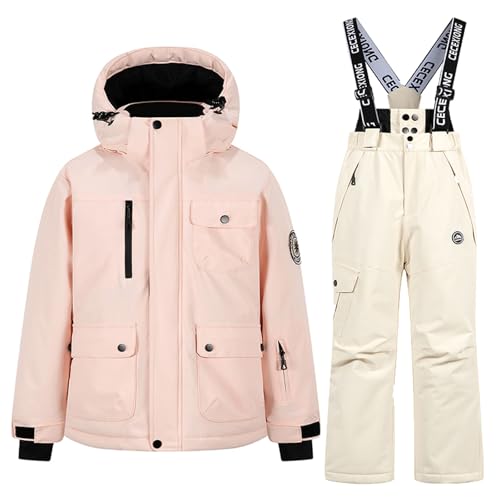 Combinaison de neige imperméable ensemble ski chaud 3-14 ans