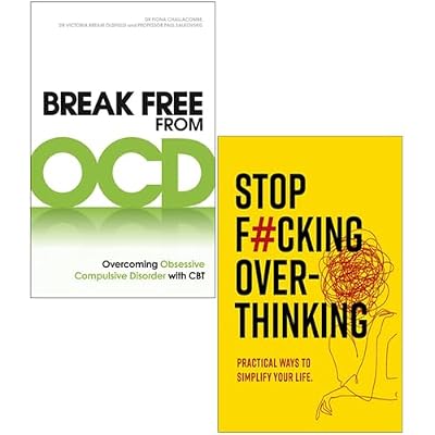 Break Free from OCD, Stop F*cking Over-thinking 2 Books Collection Set