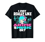 music and Anime Merch Kawaii Otaku for Teen Anime Music Kawaii Chibi Graphic T-Shirt