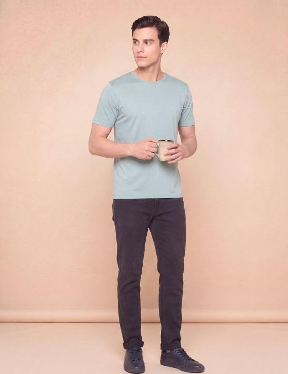Image of FYLTR Men's Solid T-Shirt - Half Sleeve | Round Neck | 100% Cotton | Regular Fit T-Shirt (Pack of 2)