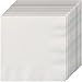 White Beverage Napkins, 20ct