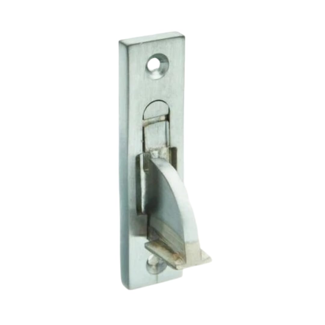 Sash Window Restrictor, Security Square & Round End Brass, Satin Chrome, Chrome (Square End Satin Chrome)