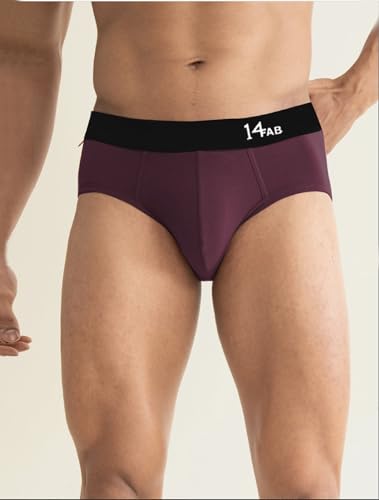 Image of PRETTIFY Super Cotton Modal Fabric Briefs for Men | Regular Fit, Ultra-Soft & Durable Exposed Waistband for All-Day Comfort-Pack of 1.