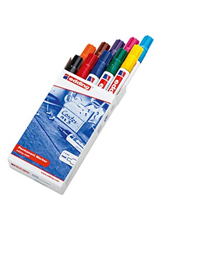 edding 3300 Permanentmarker - mehrfarbig - 10 Stifte - Keil-Spitze 1,5-3mm - schnell trocknender Permanent Marker edding 3300 Permanentmarker - mehrfarbig - 10 Stifte - Keil-Spitze 1,5-3mm - schnell trocknender Permanent Marker