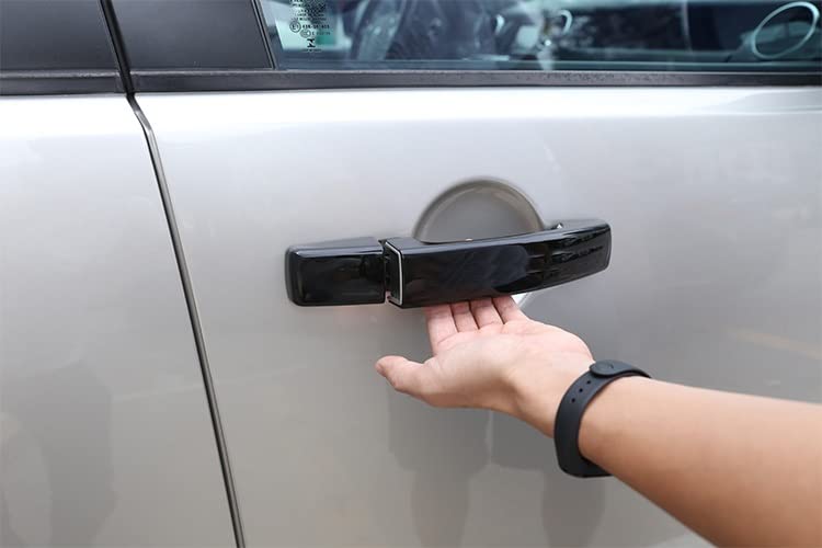 Deurgreep Cover Trim Voor Land Voor Rover Voor Range Voor Rover Voor Sport Auto Buitendeur Handvat Pull Cover Glanzend Zwart Trim Accessoires Auto Deurklink Cover(TYPE A