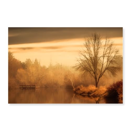 Serenity Along the Lake by Don Schwartz, Decor Print, Photography,