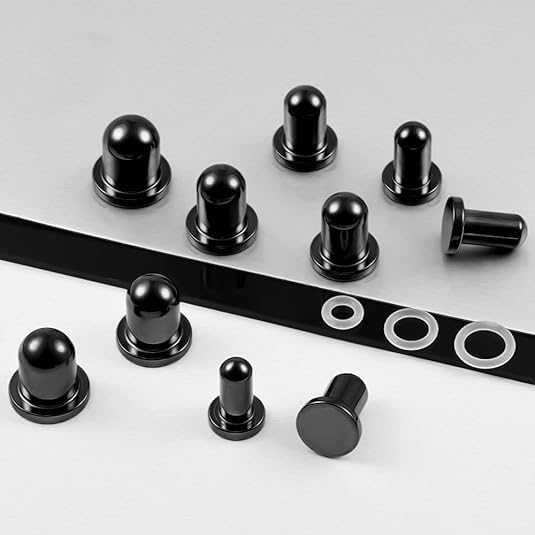 5 Pairs Set Ear Taper 18G-00g Stretching Plugs in 0.5mm Increments 316 Surgical Stainless Steel Hypoallergenic Gauges Body Piercing Jewelry4