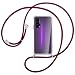 Produktbild mtb more energy® Handykette kompatibel mit Honor 20 Pro (6.26'') - dunkelrot - Smartphone Hülle zum Umhängen - Anti Shock Full TPU Case