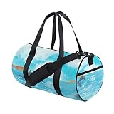 Material: lona resistente. Deziro Jumping Fish Bolsa Deportiva de Lona para Tambor