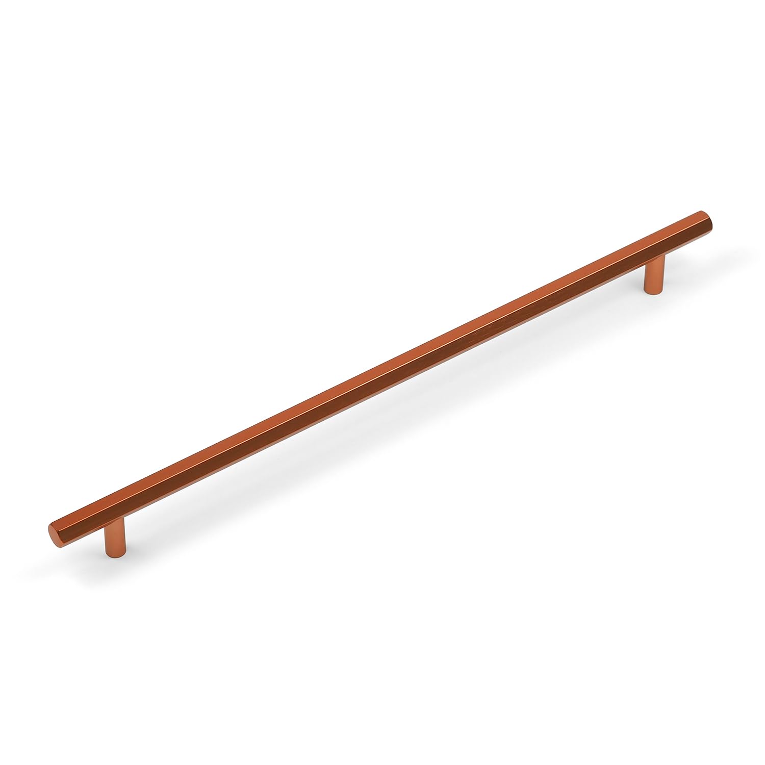 Handle & Home Gold Rose Hexagon T-Bar Cabinet Handle & Knob - 320Mm Handle