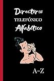  Directorio telefónico alfabético: libreta de direcciones - de tamaño bolsillo - 162 páginas para ser completadas