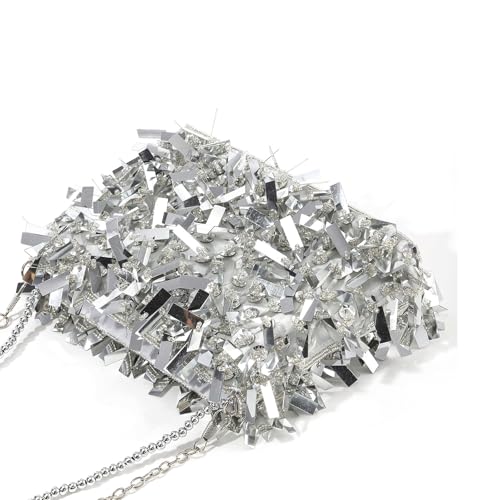 Sequin Purse Beaded Sequin Purse Y2K Mini Sparkly Evening Bags Underarm Shoulder Bag Zipper Gifts Women Girls3