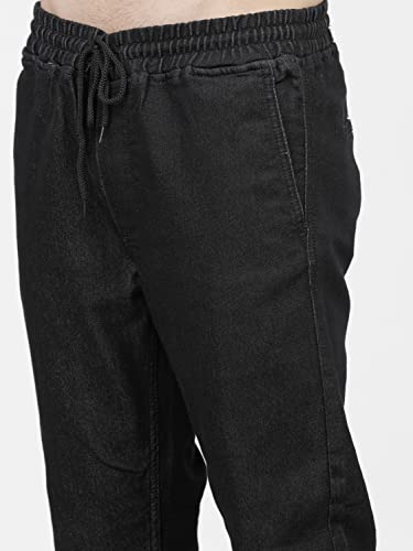 Image of KETCH Mens Jogger FIT Black Jeans