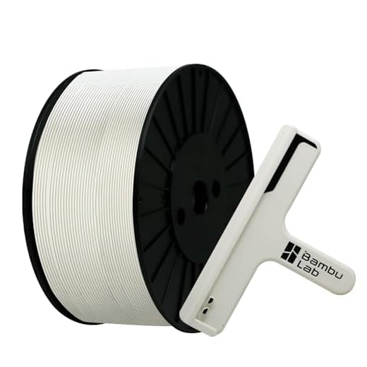 YOUSU 3KG ABS+ Filament 1.75mm, 3D Printer Filament ABS Plus, Spool (6.6 LBS) 3D Printing Filament for 3D Printers,White