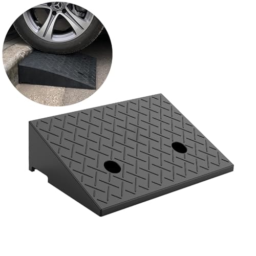 Rampas de Goma para Bordillo 50x32x12cm Negras miniatura 1