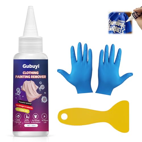 100ml Rimuovi Colla, Rimuovi Colla per Stampa su Tessuto, Rimozione Rapida Dell'adesivo, Adatto per la Rimozione di Impronte Errate sui Tessuti, Rimuove Rapidamente Residui di Adesivo