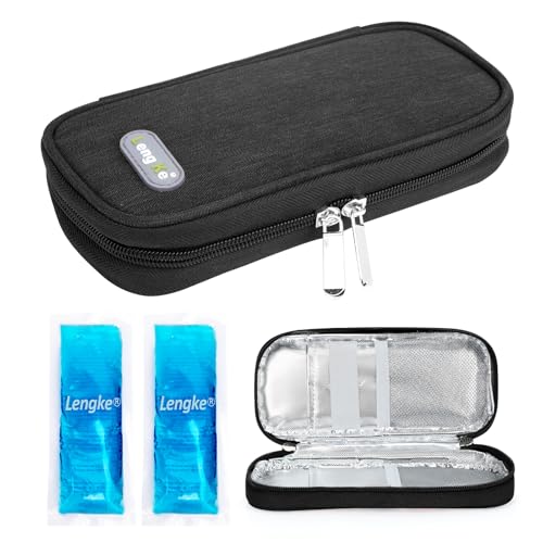 YOUSHARES Insulin Cooler Travel Case with Ice Packs