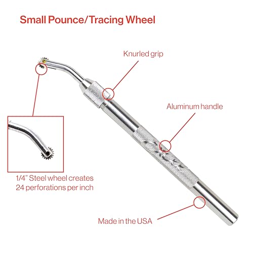 Roue de saut 1/4" Excel Blades pour corriger les pointillés irréguliers - 4
