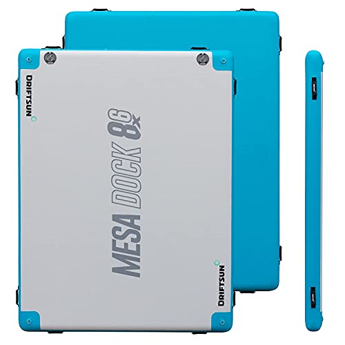 Driftsun Inflatable Floating Dock Platform - 8Ft X 6Ft Mesa Dock Floats, Floating Docks For Lakes & Boats, Inflatable Island, Swim Platform Blocks, Quick Inflation, Floating Mats For The Water #TOP3