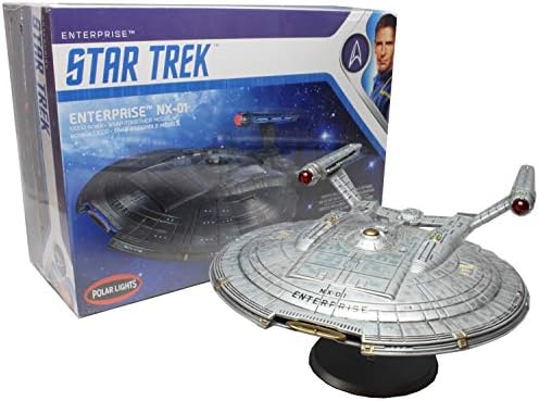 AMT Ertl POL966M/12 1/1000 Star Trek NX-01 Enterprise kit, Model Building Accessories, Multicoloured