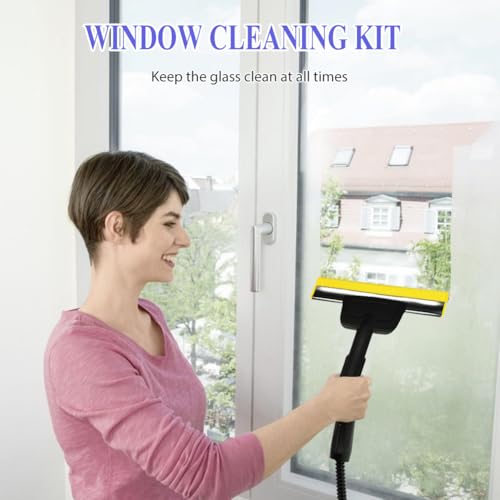 Dampfreiniger Fensteraufsatz für Kärcher SC1/ SC2/ SC3/ SC4/ SC5/ SC7/ CTK10/20, Fensterdüse Ersatzzubehör, Die Fensterdüsen für Dampfreiniger, streifenfreie Reinigung von Glas, Fenstern und Spiegeln