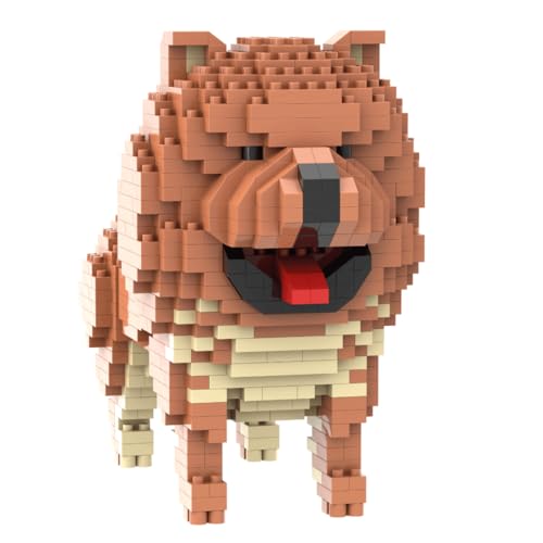 Atomic Building Figure to build with miniature blocks. Chow Chow Dog - Image 2
