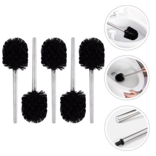 Cepillo de baño de mango largo DECHOUS con acero inoxidable resistente 5 piezas 6
