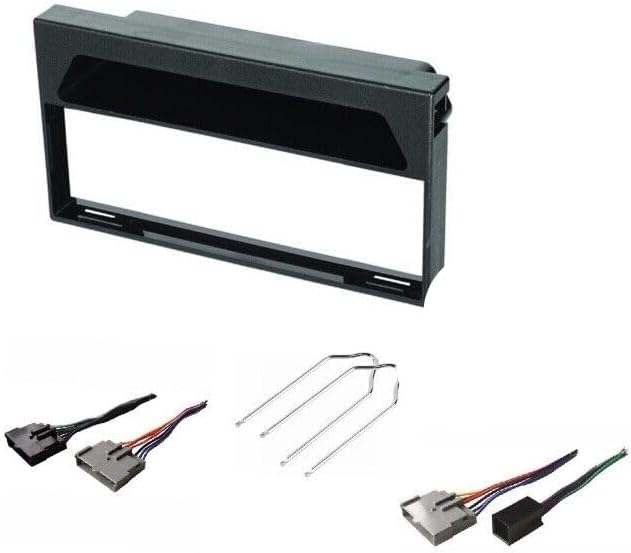 Generic Single Din Car Stereo Install Dash Kit, Wire Harness, and Radio Removal Tool Made for 1997-1998 Ford F150 F-150