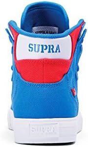 Supra Men's Yorek Low Burgundy/White Sneaker Men's 8, Women's 9.5 D (M)