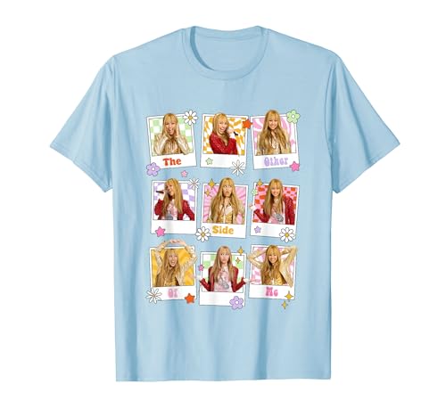ディズニー ハンナ・モンタナ 象徴的なハンナのポラロイド 胸部ポスター Tシャツ