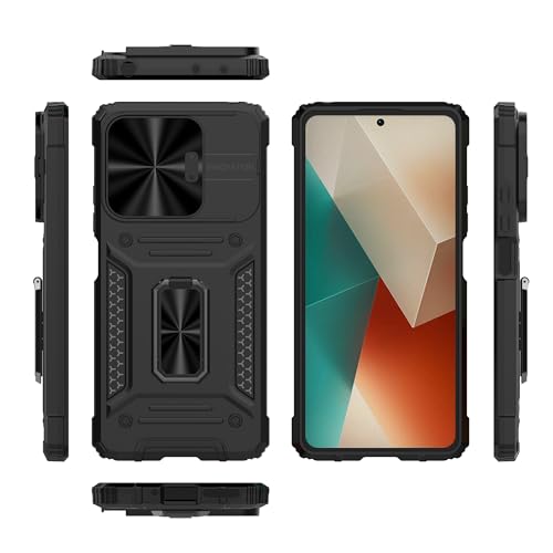 Coque Xiaomi Redmi Note 13 5G housse de protection antichoc noire rigide