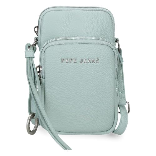 Pepe Jeans Paola bleu sac à bandoulière aux finitions soignées en polyester et PU robuste