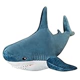 Ermano Peluche 60 cm réaliste béluga rempli de Peluche Jouets Animaux Marins oreillers Cadeaux pour Enfants Peluche Jouets géants