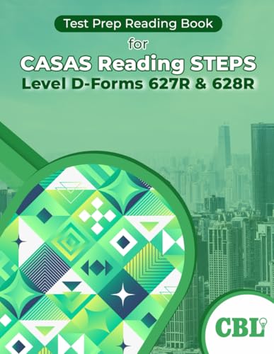 Test Prep Reading Book for CASAS Reading STEPS Level D—Forms 627R and 628R