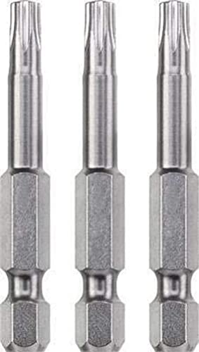 kwb 3 x 50mm TORX 20 Bits, Industrial Steel TQ60 Steel, ISO 1173 C 6.3 Drive, Multicolor, T 20