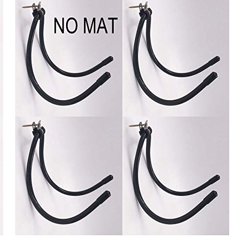 image for YYST Yoga Mat Foam Rollers Wall Rack Wall Storage Mount Wall Holder St