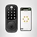 Yale Assure Lock with Wi-Fi – Black Suede Smart Lock for Front Door with Touchscreen Keypad, App Control, Backup Key, and Deadbolt – Secure Keyless Entry Door Lock, YRD226-CBA-BSP