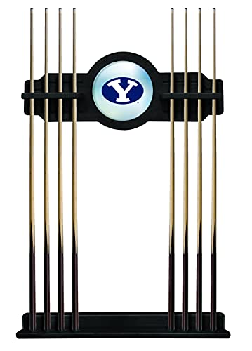 Brigham Young Cue Rack in Black Finish by Holland Bar Stool