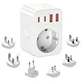 Important: Cet adaptateur de prise de voyage n'est pas un convertisseur de tension. L'adaptateur ne convient qu'à une utilisation avec des tensions d'entrée comprises entre 100 et 250 V.