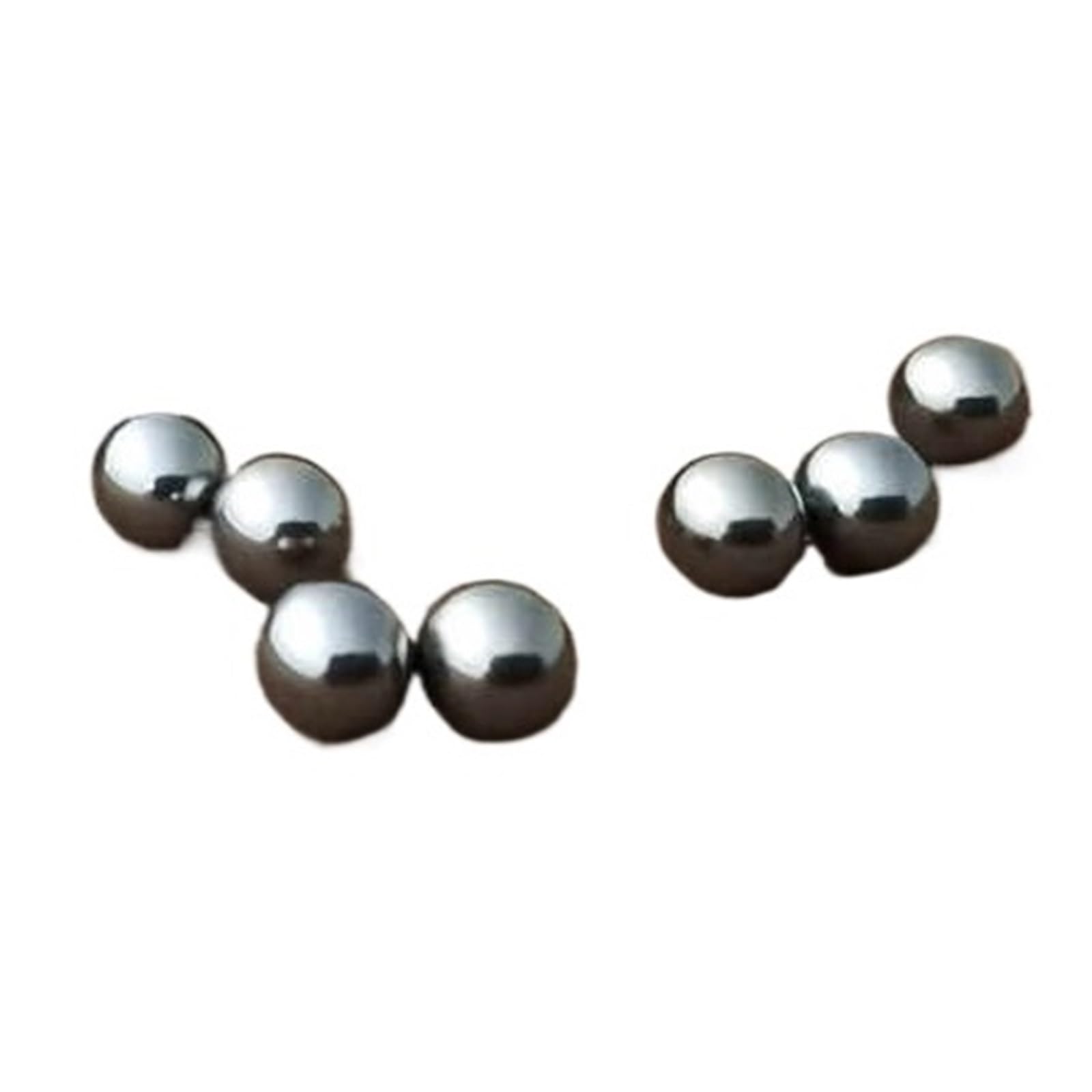 Sbjklyrn 1 Pcs Bearing Steel Ball, 1-100Pcs 1Mm~10Mm 420C Stainless Steel Balls High Precision Hrc50-55(,6Mm)