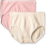 Ellen Tracy Women's Seamless 2 Pack Full Brief Panty
