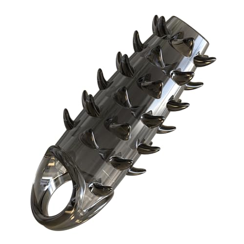 BDSMJOY Guaine per pene con struttura a punte per l'ingrandimento del pene, prolunga il tempo e migliora la resistenza, guaina per pene giocattolo erotico per il sesso, anello per il pene per coppie