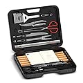 SDVantage 29PCS Stainless Steel Grilling Kit, BBQ Tools Set with Portable Compact Carry Case, Grill Accessories, Grill Accessories for Travel, Picnics, RVs, Camping, BBQs, Parties