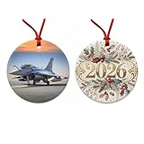 Dassault Rafale French Multirole Fighter Plane 2026 Christmas Ornament