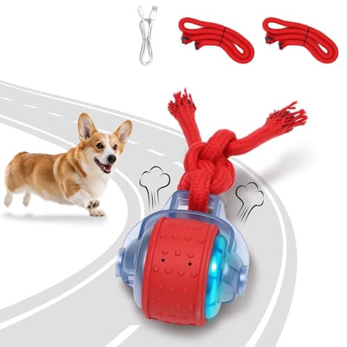 Dog Toys Interactive Dogs Ball with Super High-Speed Rechargeable...