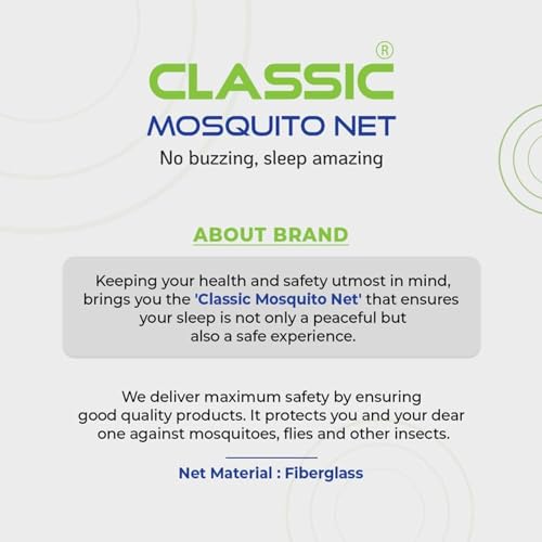 Image of Classic Mosquito Net for Windows | 60X60 cm | 120 GSM Fiberglass Mesh |Pre Stitched Window Net for Home | Self Adhesive Hook & Loop Easy Install | Protection from Mosquitoes & Insects |Grey