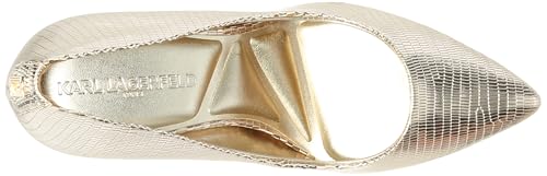 Image of Karl Lagerfeld Women's Royale Snake Textured Dress Pump